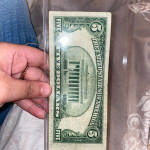 1953 Series D Blue Seal $5 Bill